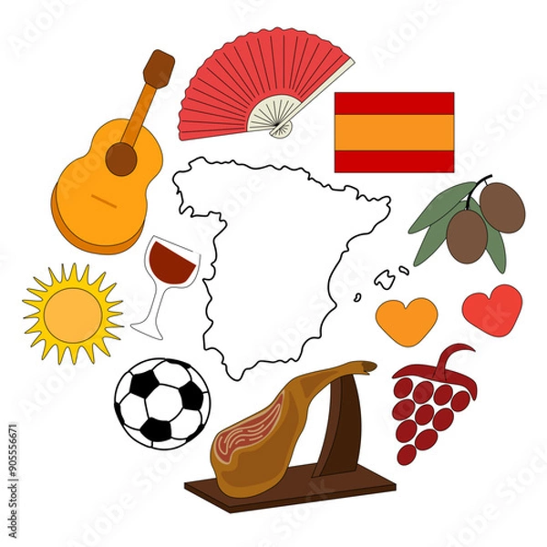 Obraz Symbols of Spain