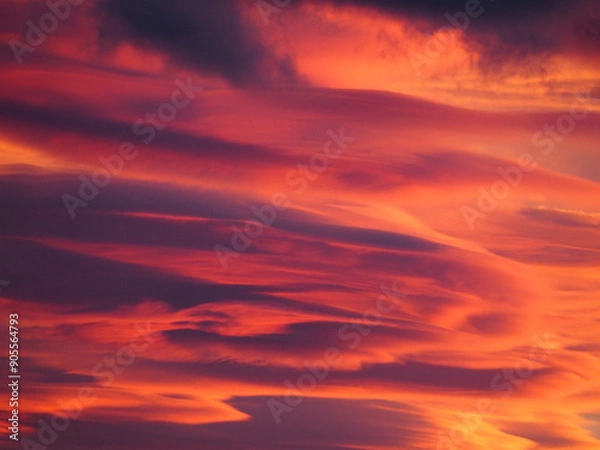 Obraz Coucher de soleil paysage ciel