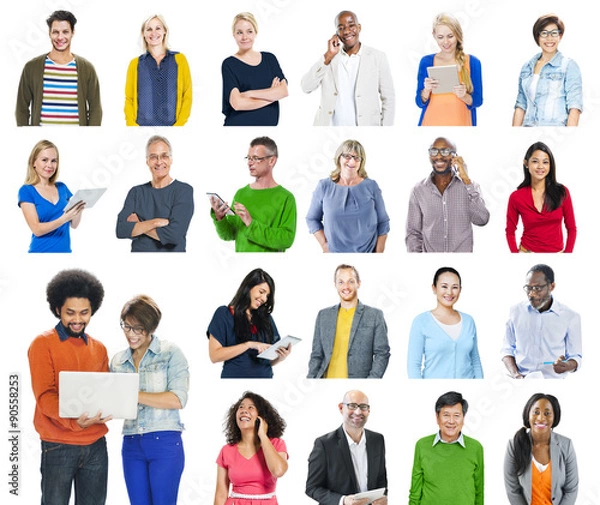 Fototapeta Community Communication Networking Technology Content Concept