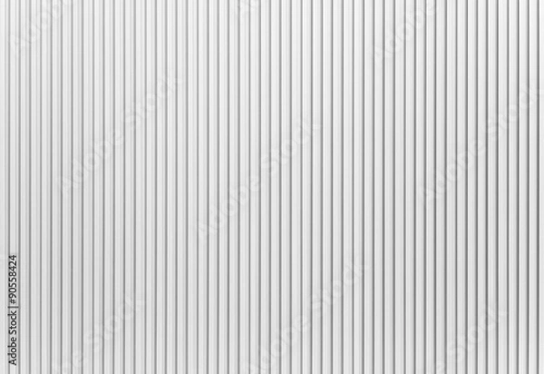 Fototapeta White metal plate fence seamless background and pattern