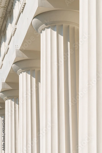 Fototapeta Doric Columns Of Ancient Greek Temple