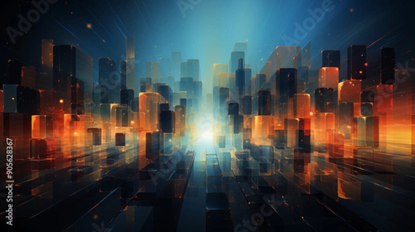 Obraz Abstract Modern Business