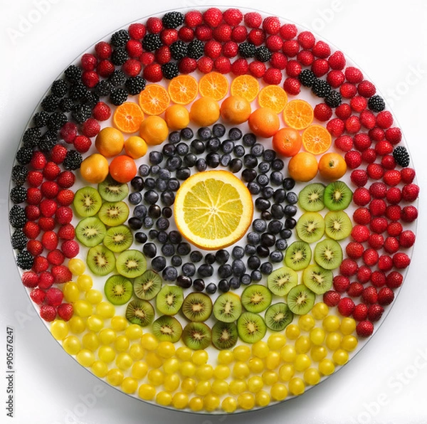 Obraz Fruit Archery Target board Plate