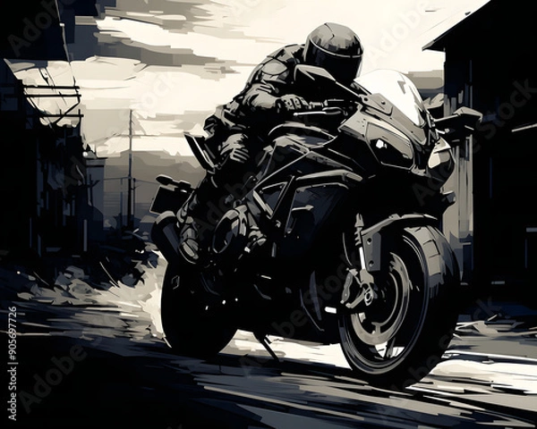 Obraz Motorcycle Rider 