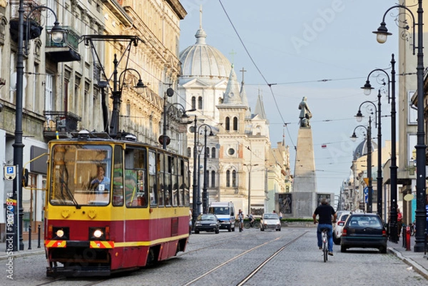 Obraz Plac Wolności, Łódź, Polska