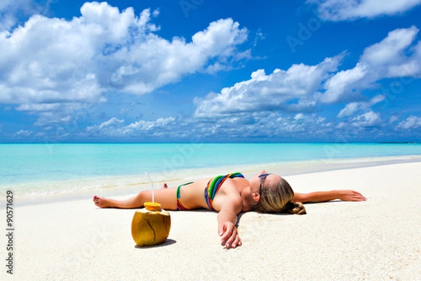 Obraz vacation paradise in the Caribbean