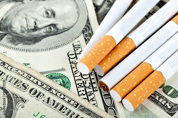 Obraz smoking - a strong harm to health