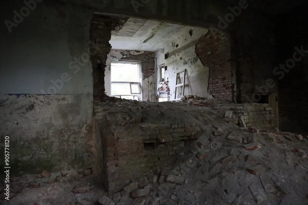 Obraz old abandoned building