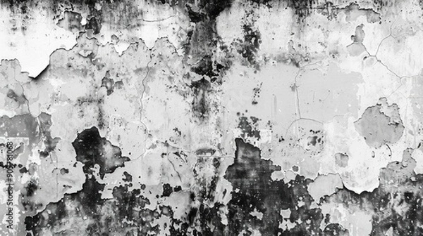 Obraz Old building exterior with peeling paint