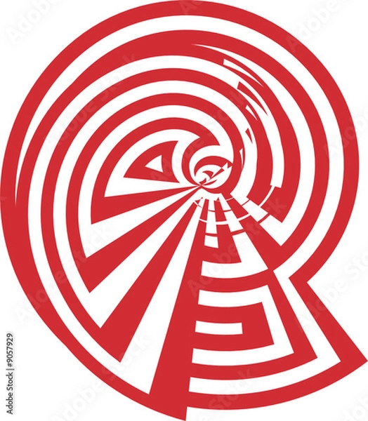 Obraz Logo labirinto