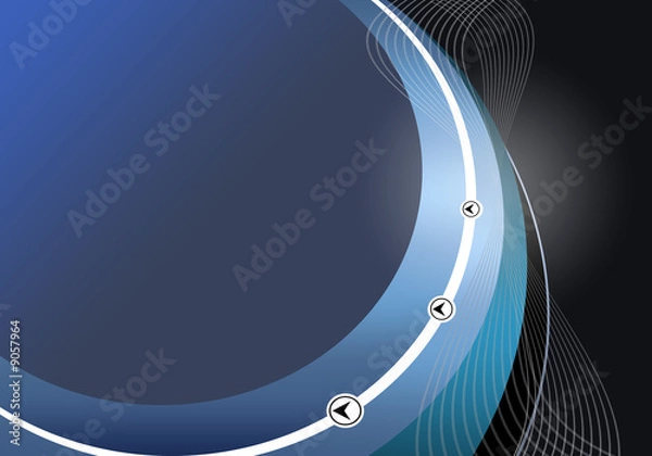 Fototapeta Abstract waves