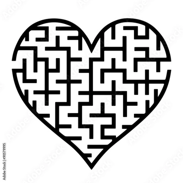 Obraz Heart Maze