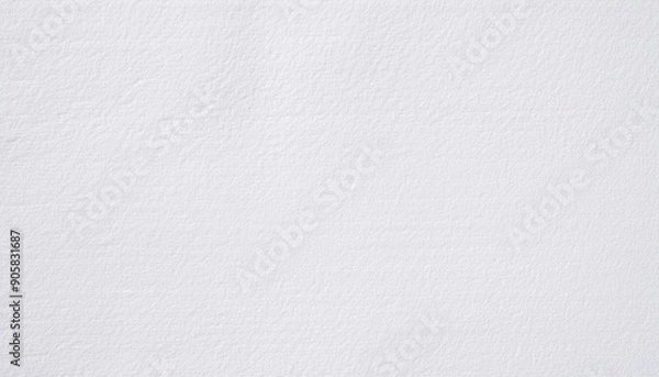 Obraz seamless textured white watercolor paper background texture tileable thick rough kraft card stock flat lay backdrop pattern with copy space artistic abstract creative concept
