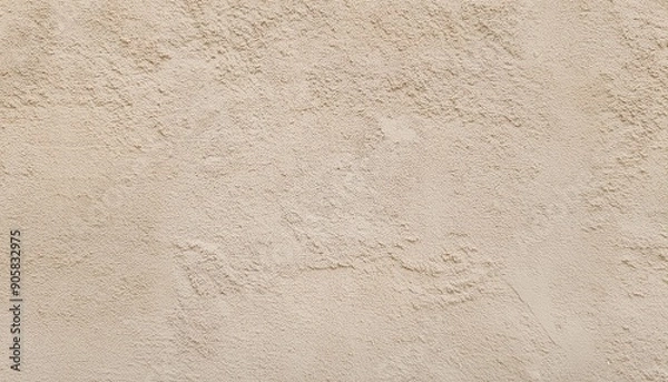 Obraz light beige rough grainy stone or plastered wall texture background