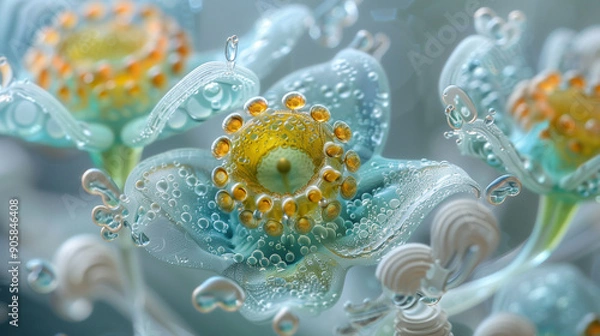 Fototapeta Macro Fluid Fantasy