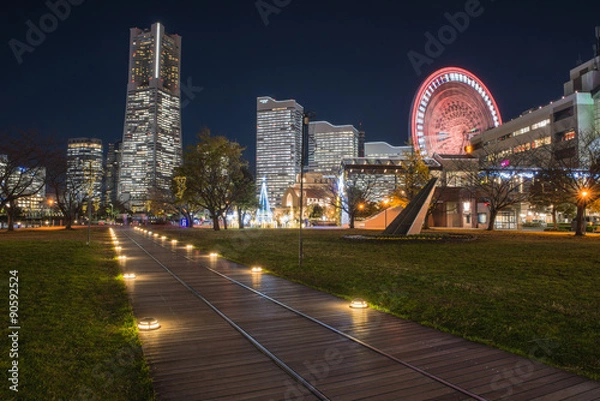 Obraz 横浜みなとみらいの夜景