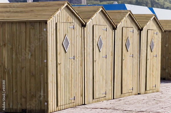 Obraz cabines de plage