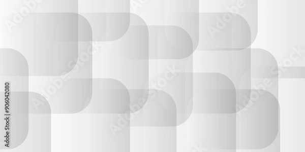 Fototapeta White triangular gradient texture background. Abstract modern white and gray technology concept geometric line. vector background lines geomatics retro pattern of triangle shape.