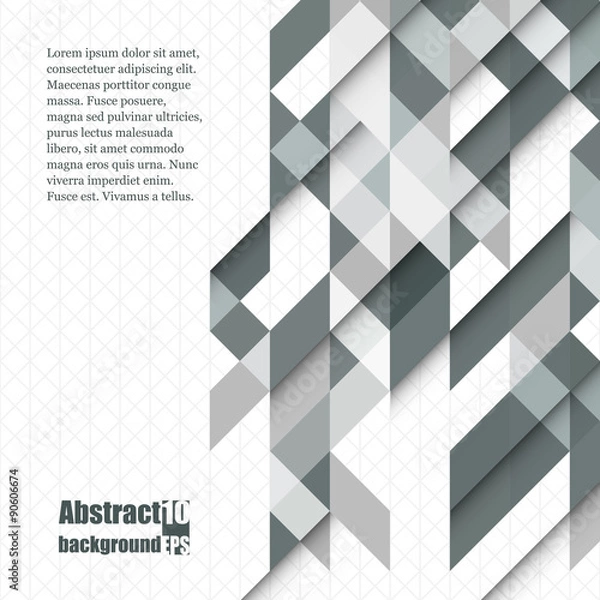 Fototapeta Abstract  background with geometric pattern.