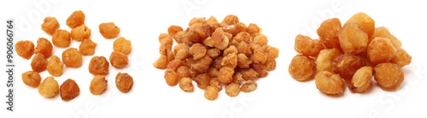 Obraz dried longan on white background