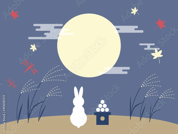 Obraz お月見イラスト