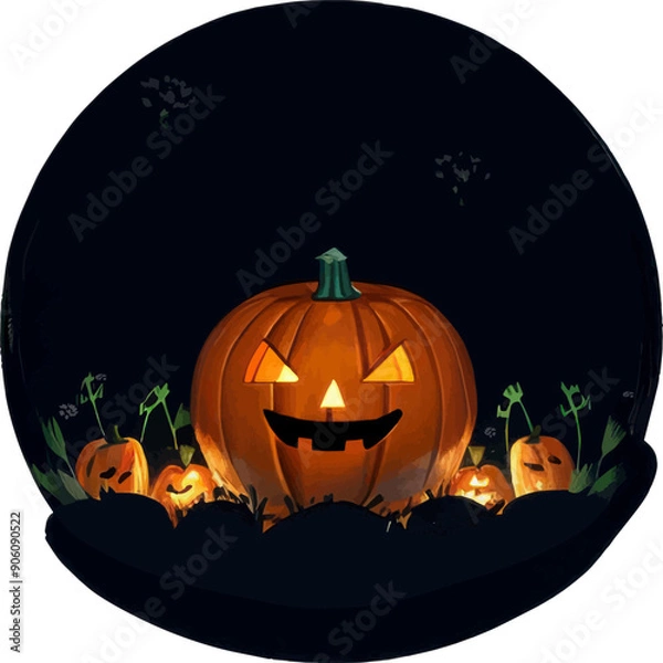 Obraz A Halloween pumpkin 