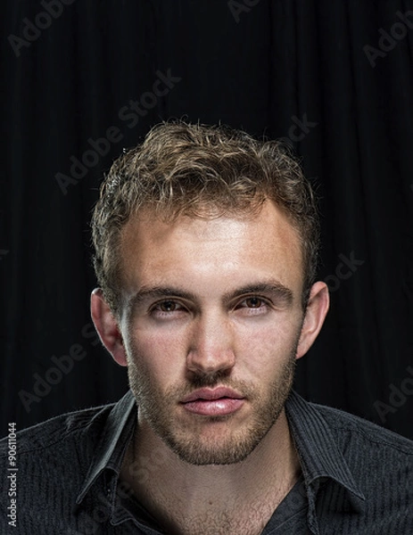 Obraz Male model head shot