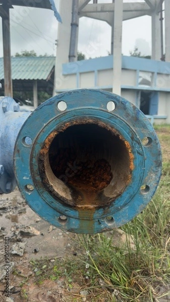 Obraz rusty pump