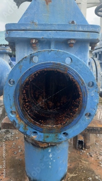 Obraz Old gate valve