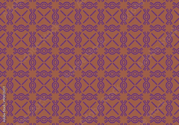 Obraz  Geometric Ethnic pattern, 
Native American tribal fabric, tile, carpet, vector, 
illustration design, on navy blue background