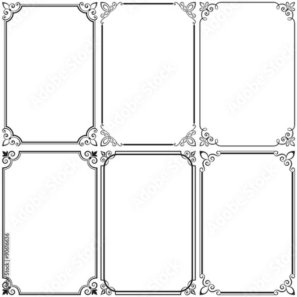 Obraz Proste ramki dekoracyjne