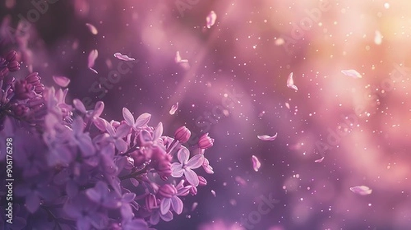 Obraz purple flowers