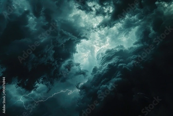 Obraz Lightning-filled Cloud