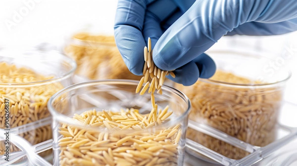 Obraz Advancements in Genetic Research: Seed Modification Techniques for Improved Rice Varieties"
"Cutting-Edge Genetic Research in Rice: Innovative Seed Modification Methods for Enhanced Yields