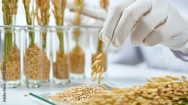 Obraz Advancements in Genetic Research: Seed Modification Techniques for Improved Rice Varieties"
"Cutting-Edge Genetic Research in Rice: Innovative Seed Modification Methods for Enhanced Yields