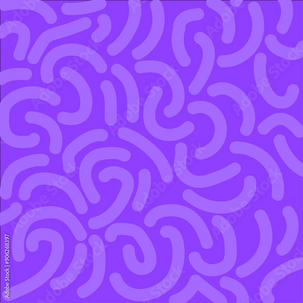 Obraz Beautiful purple seameless doddles pattern