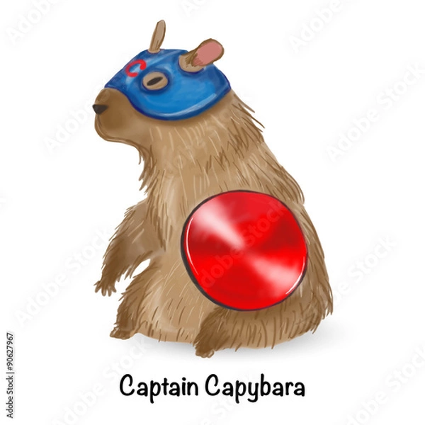 Obraz Captain capybara