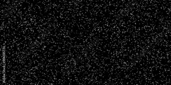 Fototapeta Abstract Grunge texture overlay with fine grains isolated on white background. Black glitter texture abstract background banner.