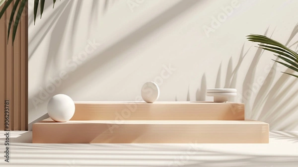 Fototapeta A stylish and minimalist product mockup