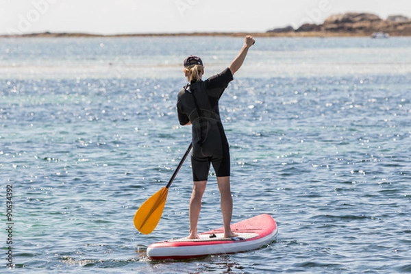Fototapeta Stand up paddle