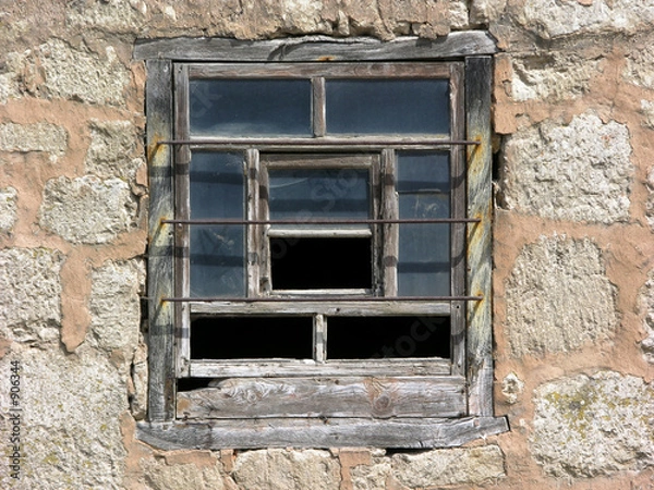 Fototapeta vergittertes fenster