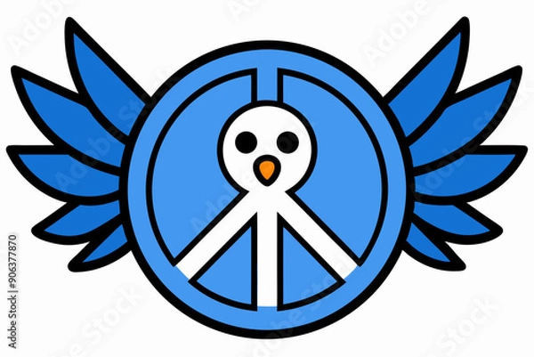 Obraz vector illustration of a bird