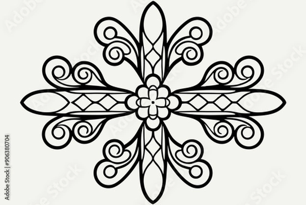 Obraz vector illustration of a tattoo