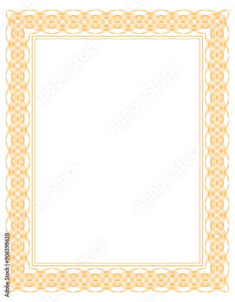 Fototapeta Certificate Border Design