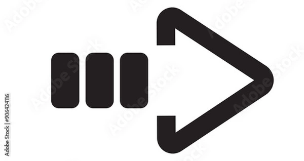 Fototapeta arrow sign icon