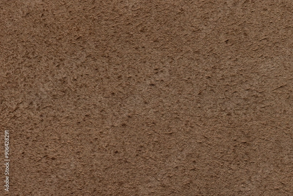 Obraz Genuine suede, brown color. Background or texture sample. Studio shot.