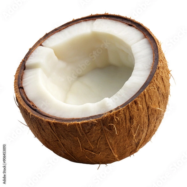 Fototapeta Coconut isolated on transparent background