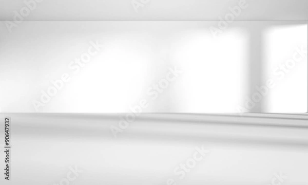 Obraz white emty room 