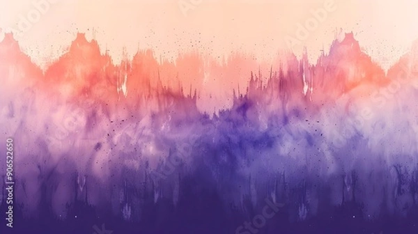 Fototapeta a minimalist background with a smooth gradient transitioning from soft lavender to pastel peach. abstract design
