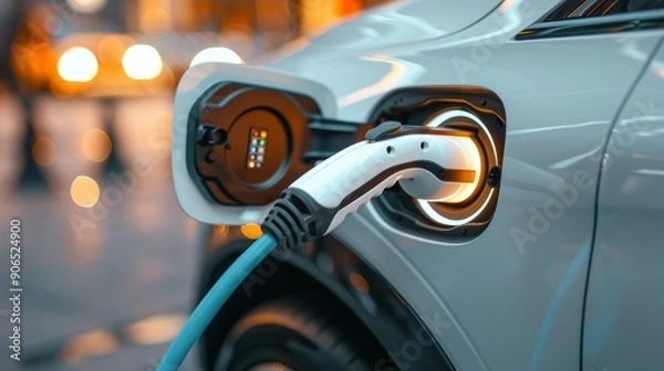 Fototapeta Future of Automotive Industry: Exploring Investment Opportunities in Electric Vehicles and Innovation Trends